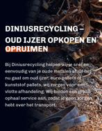 Voor al uw oud ijzer en metalen, Ophalen of Verzenden