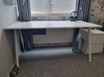 Bureau wit ikea galant met verstelbare poten, Ophalen of Verzenden