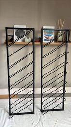 Metalen wijnrek voor 16 flessen, Huis en Inrichting, Woonaccessoires | Wijnrekken, Ophalen, Gebruikt, 15 tot 25 flessen, Metaal