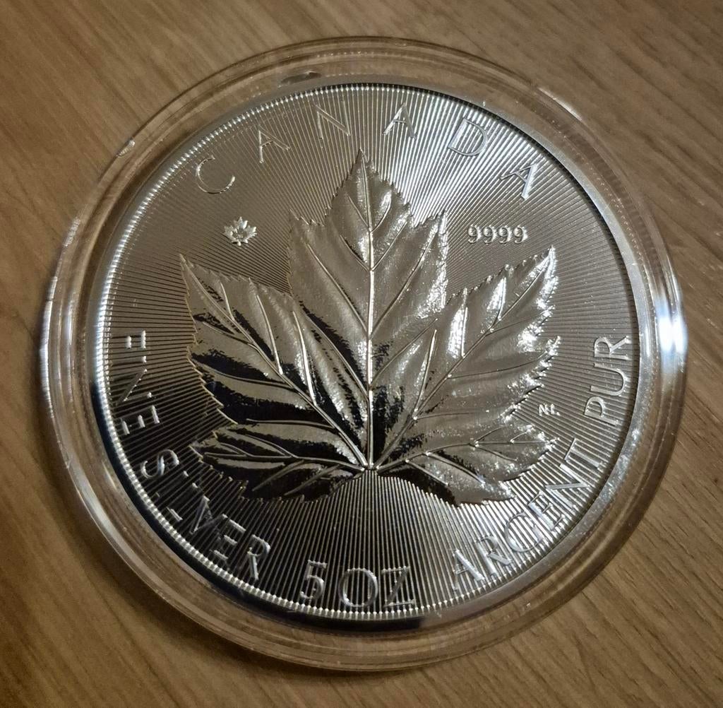 5 oz zilver Canada Grand Maple Leaf 2026, Ophalen of Verzenden, Zilver
