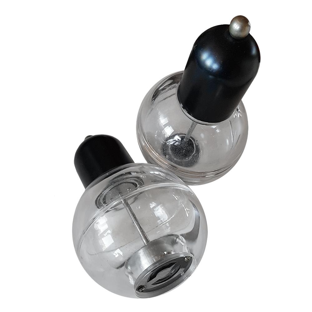 vintage Lucite zout- en pepermolens, Gebruikt, -, -, Ophalen of Verzenden