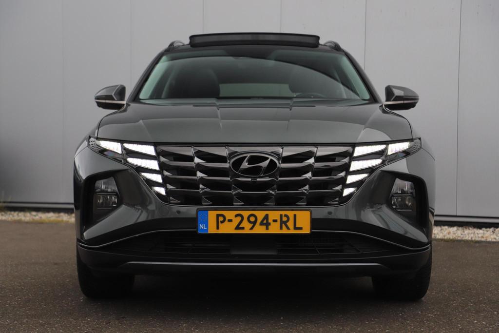 Hyundai Tucson 1.6 T-GDI HEV Premium Sky Automaat Panoramada, Gebruikt, Euro 6, 4 cilinders, Met garantie (alle)