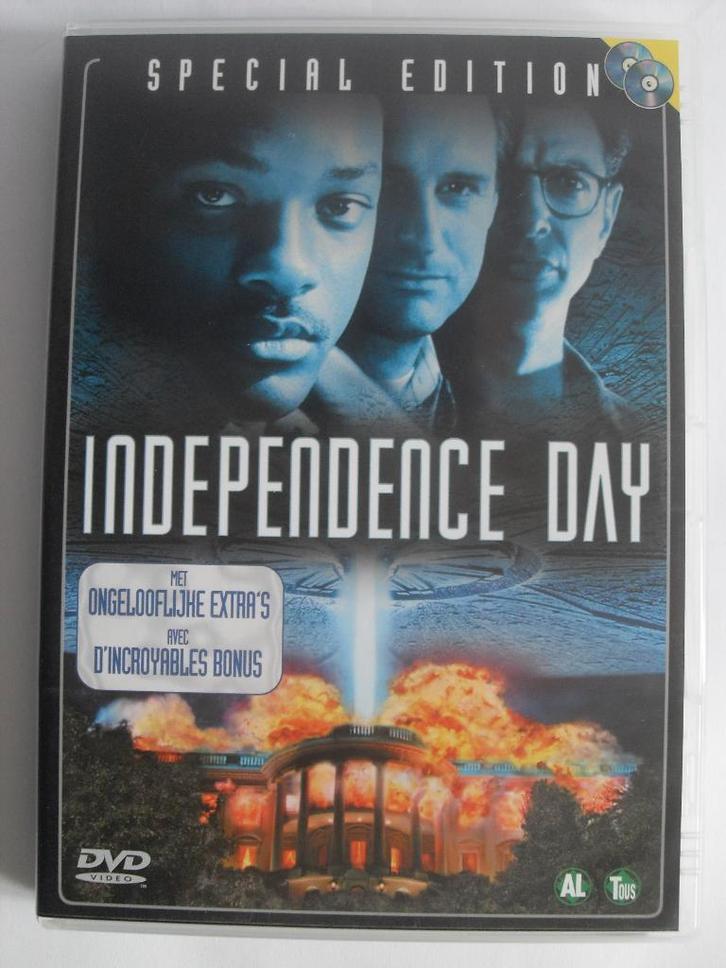 Independence Day (originele dvd's) 2-disc - Will Smith, Cd's en Dvd's, Dvd's | Science Fiction en Fantasy, Zo goed als nieuw, Science Fiction