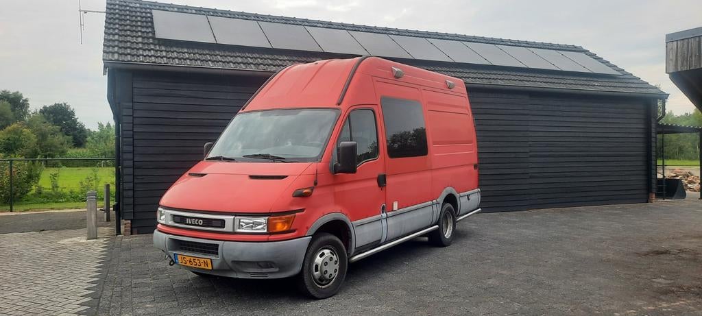 Iveco camperbus  ex brandweer voor de hoogste bieder, Caravans en Kamperen, Campers, Overige merken, Buscamper of Camperbus, Tot en met 2
