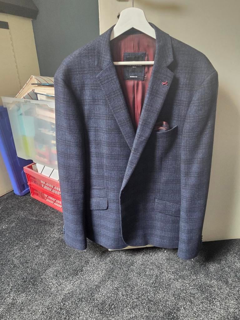 Stijlvol heren colbert van Jac Hensen - Modern Fit, Blauw, Overige maten, Ophalen of Verzenden, Zo goed als nieuw