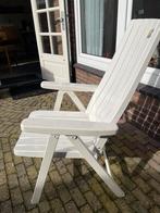2 x Degelijke stabiele tuinstoel, Ophalen of Verzenden, Gebruikt, Kunststof