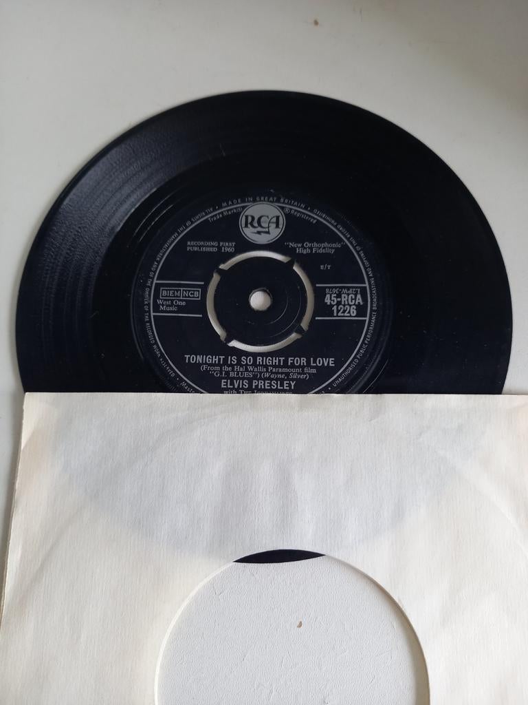 Elvis Presley  - Tonight is so right for love, Ophalen of Verzenden, Zo goed als nieuw, Pop