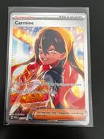 Carmine Full Art Trainer Pokémon Kaart - NM, Ophalen of Verzenden, Zo goed als nieuw, Losse kaart, Foil