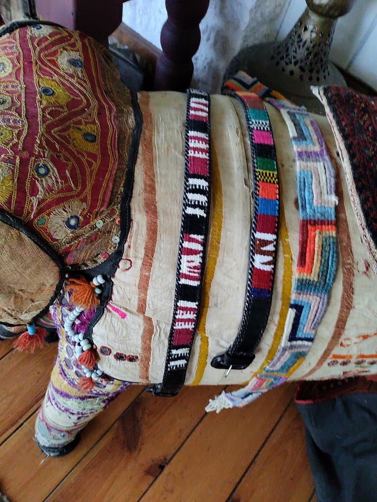 Riem, band, ceintuur Peru & Nepal ook gebruikt om, Kleding | Heren, Riemen en Ceinturen, Ophalen of Verzenden