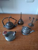 Set van 5 antieke miniatuur verzamelobjecten, Ophalen of Verzenden