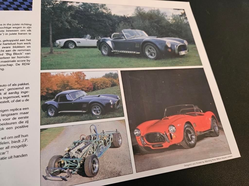 Brochure Dax Tojeiro, Ophalen of Verzenden, Zo goed als nieuw, Overige merken