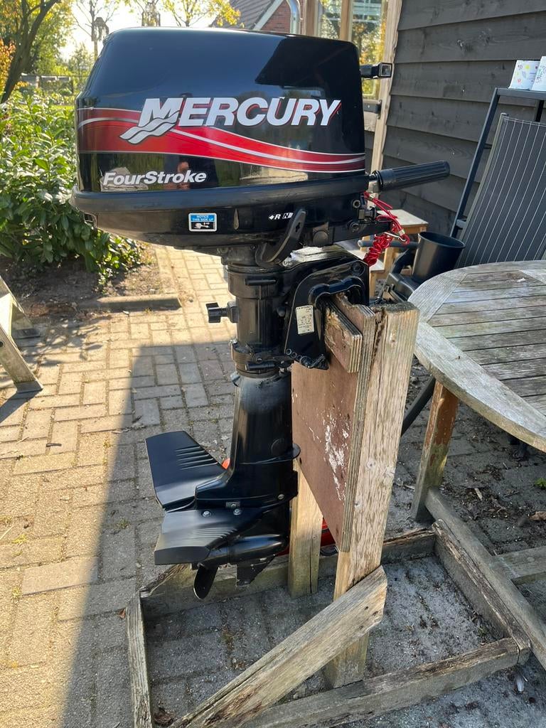 Mercury 6 pk 4 takt kortstaart., Watersport en Boten, Gebruikt, 5 tot 10 pk, Viertaktmotor, Ophalen of Verzenden