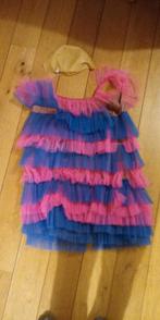 Sugar Lee Hooper jurk en kale pruik - Zo goed als nieuw, Ophalen of Verzenden, Zo goed als nieuw, Carnaval, Kleding