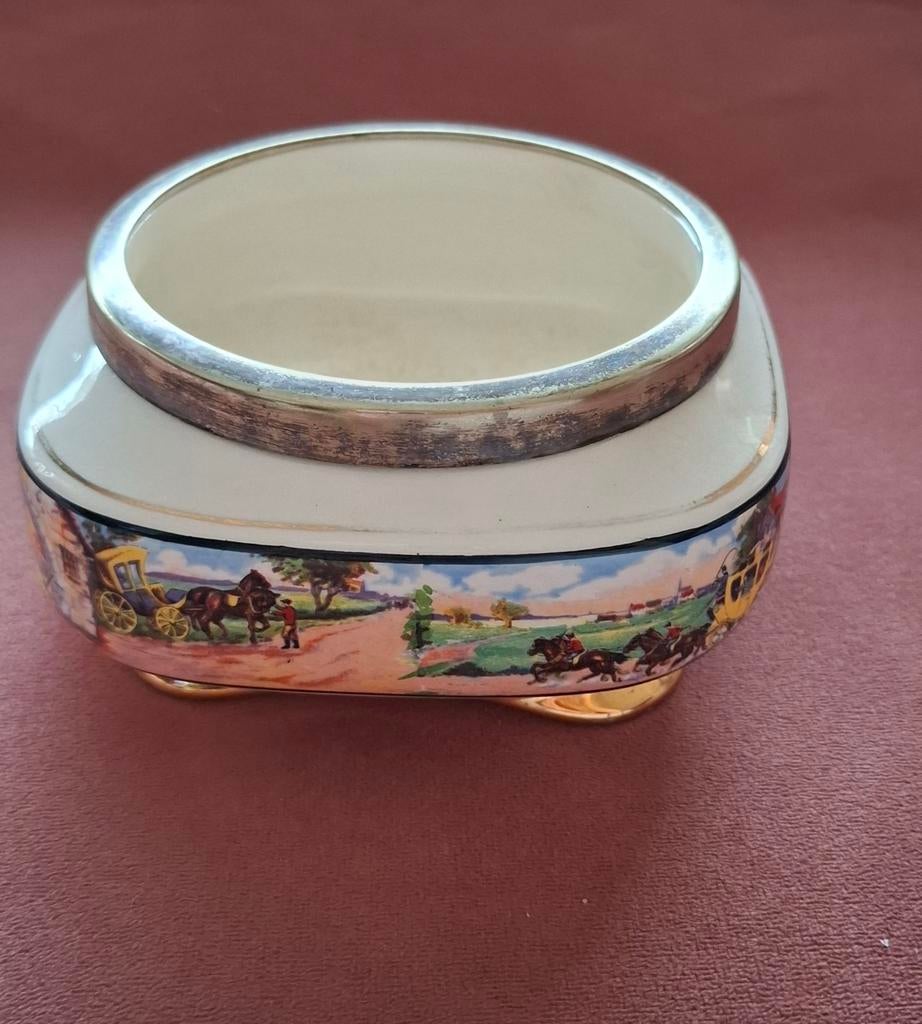 Engels Art deco schaaltje, Flosmaron Regent, Antiek en Kunst, Curiosa en Brocante, Ophalen