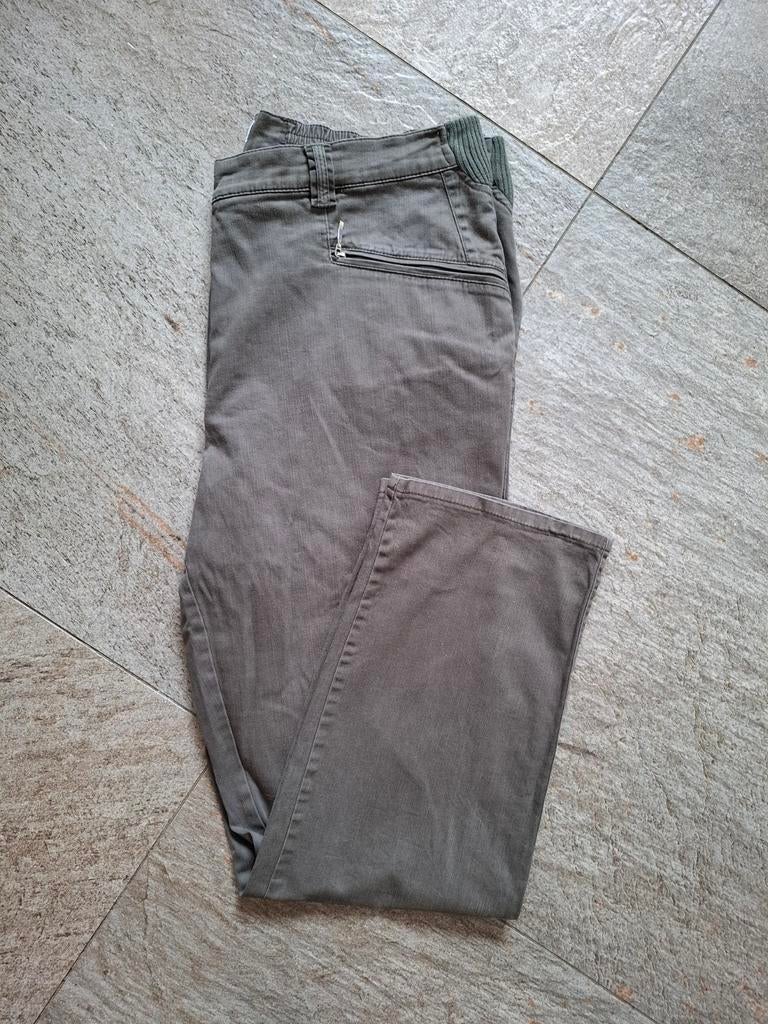 Groene Ulla Popken broek, maat 48, zo goed als nieuw, Ulla Popken, Ophalen of Verzenden, Zo goed als nieuw, Maat 46/48 (XL) of groter