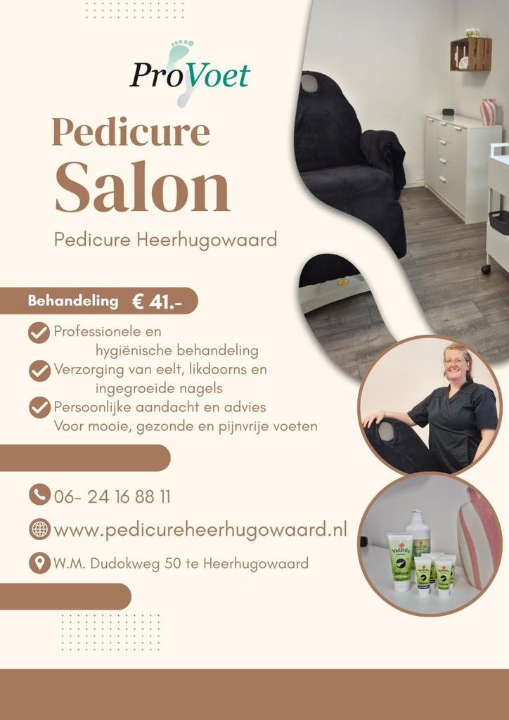 Pedicure Heerhugowaard, Sieraden, Tassen en Uiterlijk, Uiterlijk | Lichaamsverzorging, Nieuw, Overige typen, Ophalen