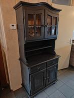 Buffet vitrine kastje met glazen deurtje en laden, Ophalen, Gebruikt, Met deur(en), Klassiek, Landelijk