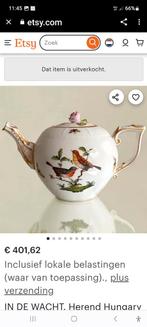 Herend Rothschild Bird Porseleinen Theepot, Ophalen of Verzenden
