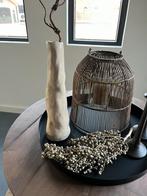 Vaas/Warm Beige. Hoogte 38 cm., Huis en Inrichting, Woonaccessoires | Vazen, Overige kleuren, Aardewerk of Porselein, Ophalen of Verzenden