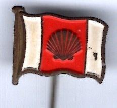 Shell vlag koper speldje ( M_095 ), Verzenden, Nieuw, Stad of Land, Speldje of Pin