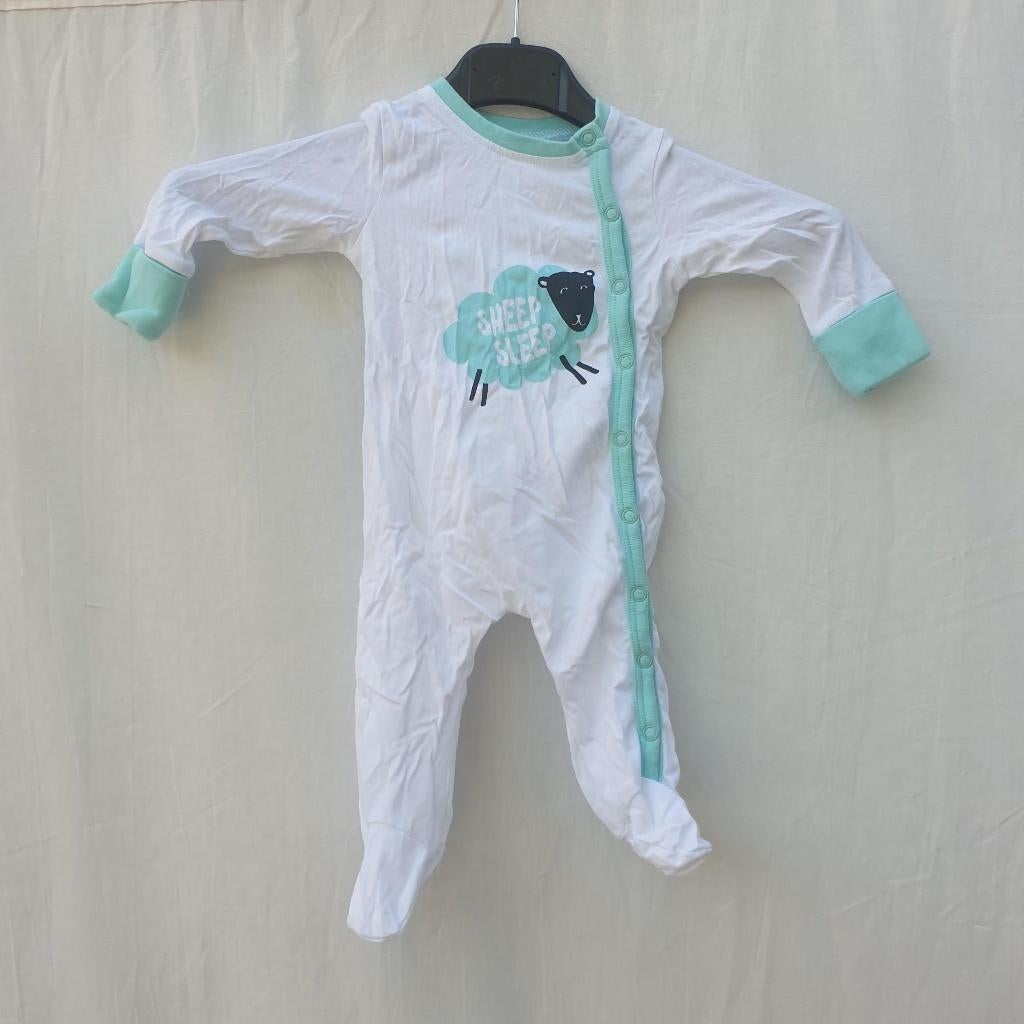 Schattig katoenen baby pakje. Mt 50/56., Kinderen en Baby's, Babykleding | Maat 50, ., Ophalen of Verzenden, Zo goed als nieuw
