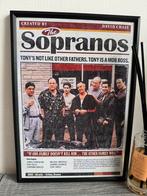 Vintage Style Sopranos Poster Ingelijst 21x30cm, Ophalen of Verzenden, Gebruikt, Foto of Poster, Minder dan 50 cm