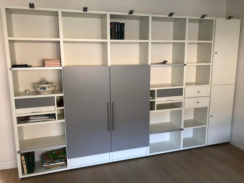 Hulsta Mega Design vakkenkast, Ophalen, Gebruikt, 25 tot 50 cm, 200 cm of meer