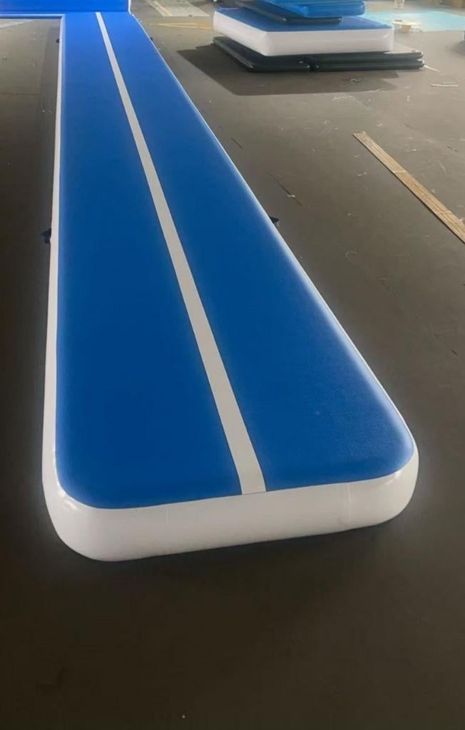 Opblaasbare gymnastiekmat. 10m x 1m x15 cm, Sport en Fitness, Turnen, Maat 36 t/m 42, Ophalen of Verzenden, Nieuw, Materiaal