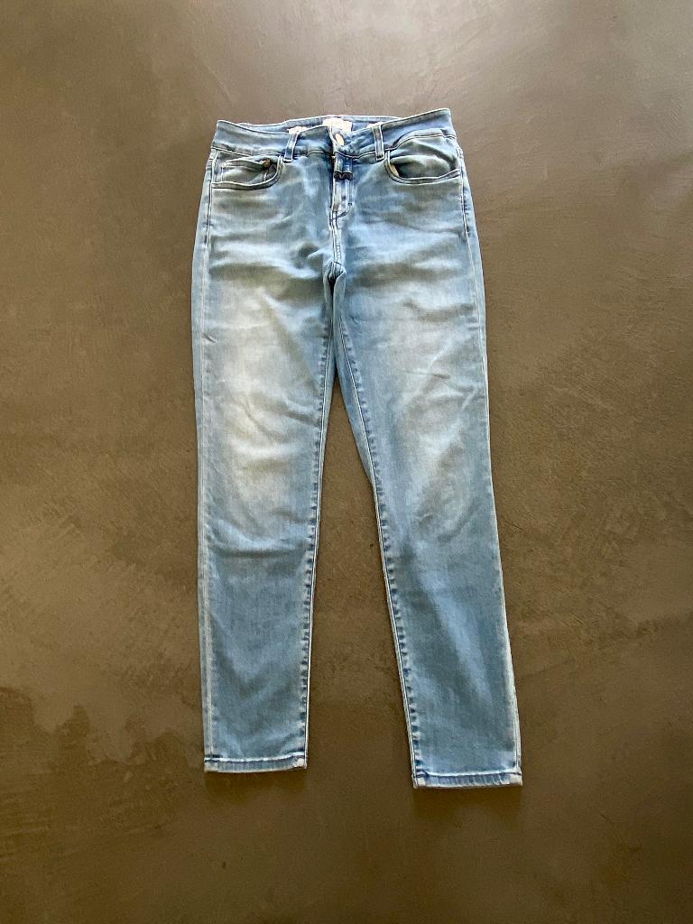 J598 Closed maat W27=XS/S=34/36 jeans spijkerbroek broek, Blauw, Closed, Ophalen of Verzenden, Zo goed als nieuw