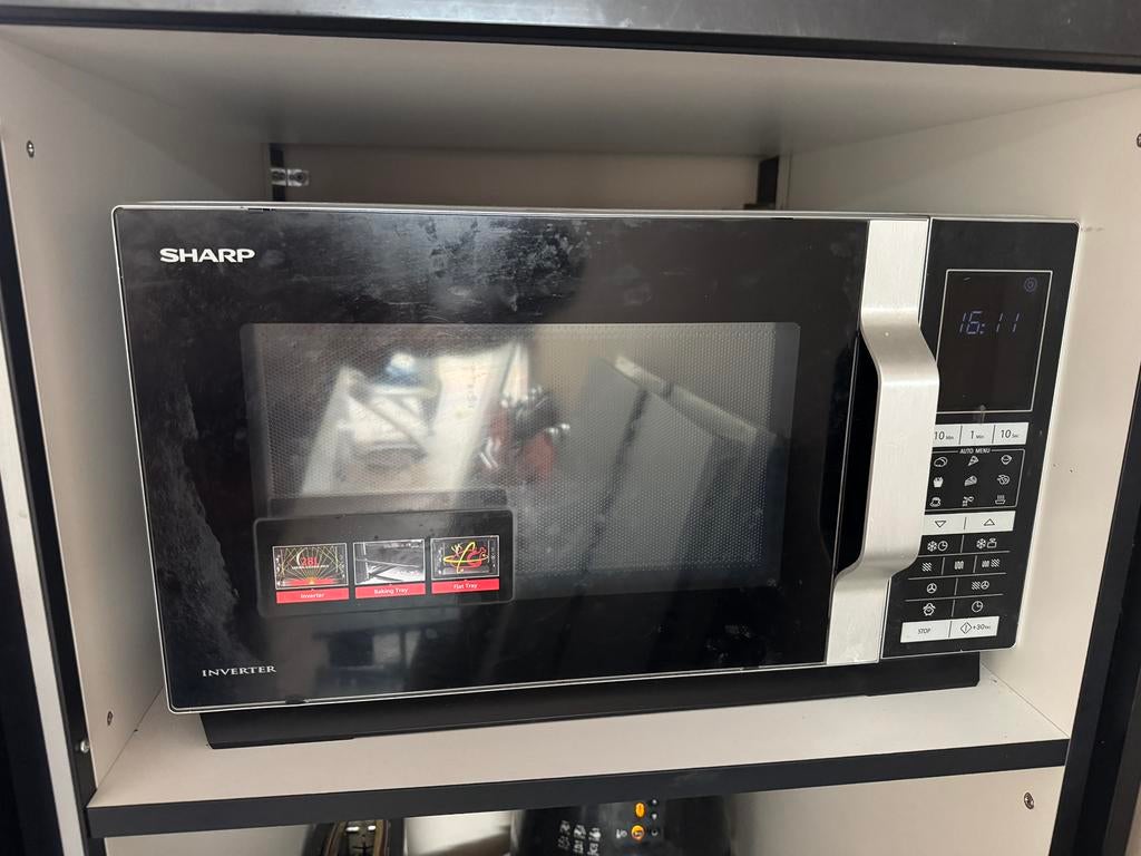 Sharp magnetron, Witgoed en Apparatuur, Ovens, Ophalen of Verzenden, Zo goed als nieuw, Minder dan 45 cm