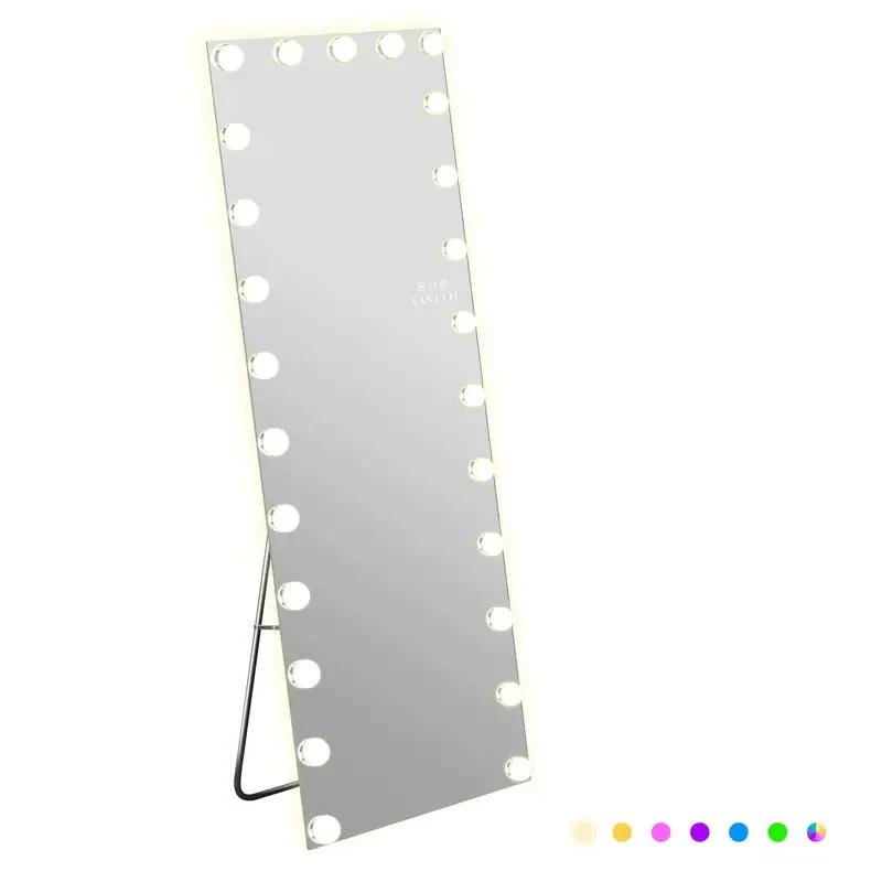 Vanitii Hollywood Spiegel 180x75 cm – LED RGB, Huis en Inrichting, Woonaccessoires | Spiegels, Ophalen, Minder dan 50 cm, Nieuw