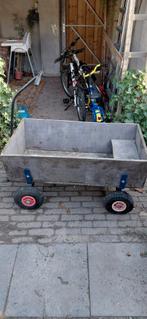 Stevige houten bolderkar met luchtbanden, Caravans en Kamperen, Bolderkarren, Ophalen