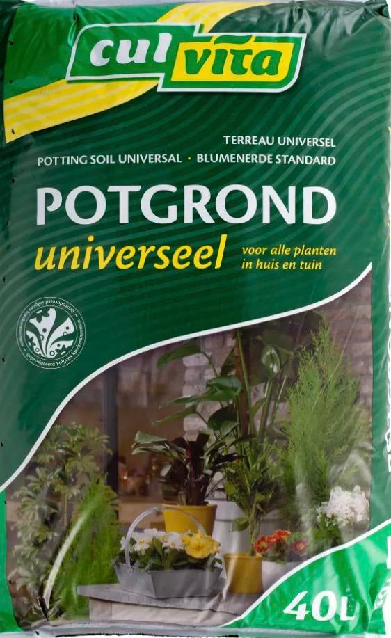Te koop: potgrond in zakken 40 liter, Ophalen of Verzenden, Potgrond