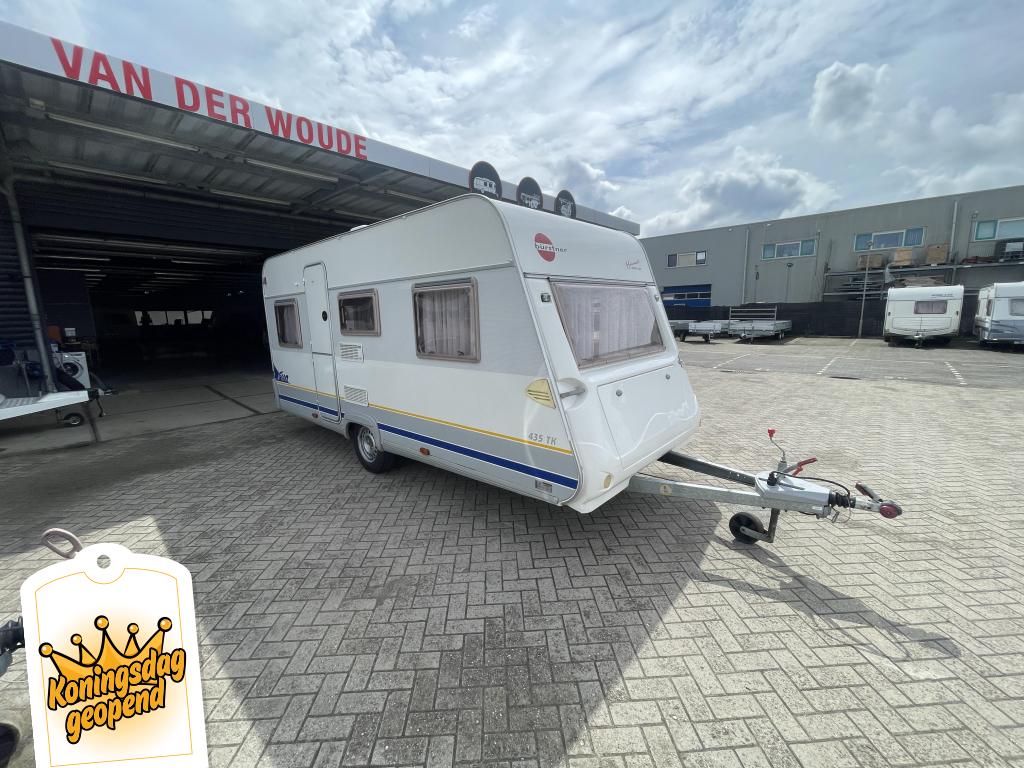 Bürstner Fun 435 TK 5 Pers. Nette tent, Caravans en Kamperen, Bedrijf, Bürstner, Koelkast, 4 tot 5 meter