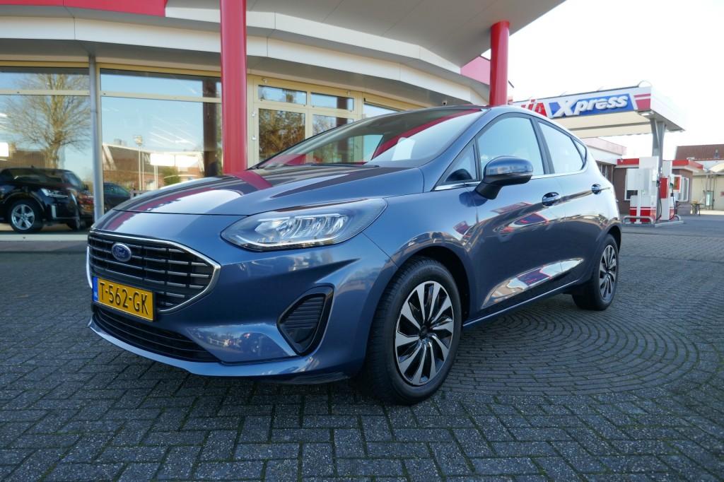 Ford FIESTA 1.0 ECOB.HYBRID TITANIUM  125 PK  LAD/NAVIGATIE/, 125 pk, Gebruikt, Huisgarantie, Blauw