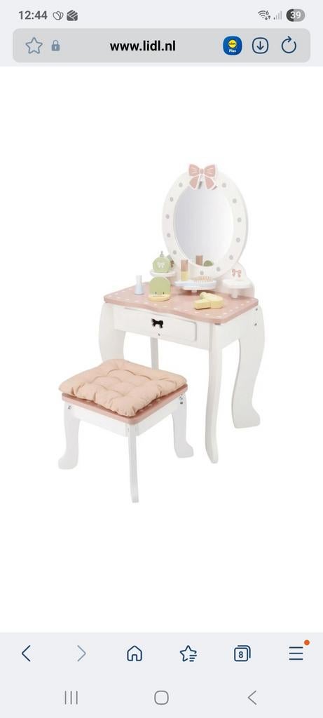 Kaptafel, Huis en Inrichting, Tafels | Kaptafels, Ophalen of Verzenden, Nieuw, 50 tot 100 cm, Minder dan 100 cm