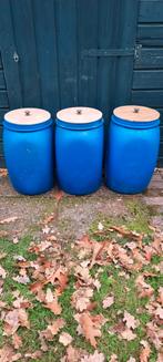 Te koop voer tonnen voor 25 kgvoer of 120 liter, Dieren en Toebehoren, Ophalen