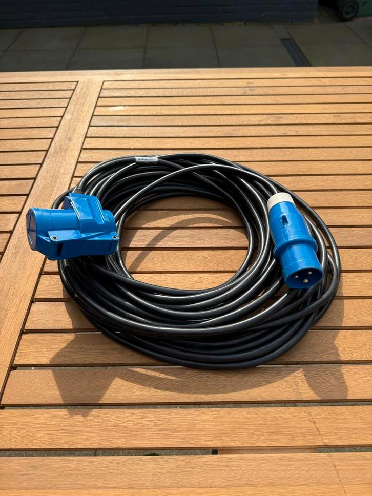 Caravan/Camper CEE Verlengsnoer - 25m, Caravans en Kamperen, Caravan accessoires, Zo goed als nieuw, Ophalen
