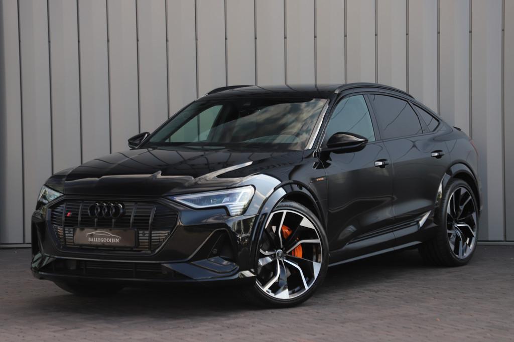 Audi e-tron Sportback S quattro 95 kWh | 503PK | Luchtvering, Automaat, Zwart, Zwart, Vierwielaandrijving
