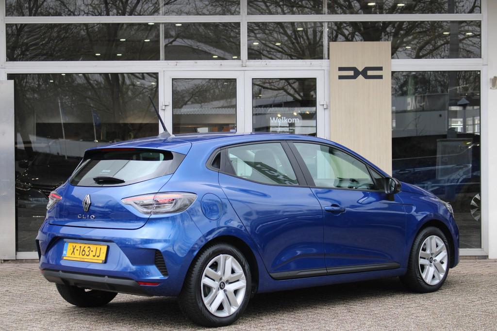 Renault Clio 1.6 E-Tech Full Hybrid 145 evolution | Navigati, Auto's, Gebruikt, Met garantie (alle), Blauw, Hybride Elektrisch/Benzine