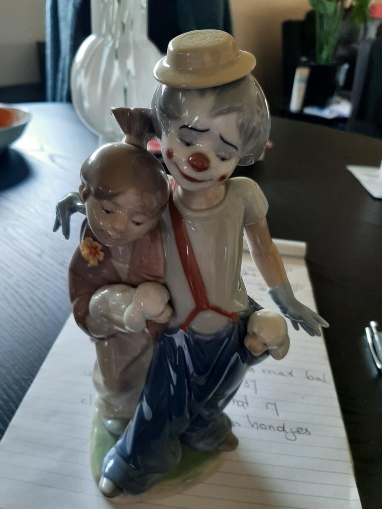 Lladro clown, Ophalen, Mens