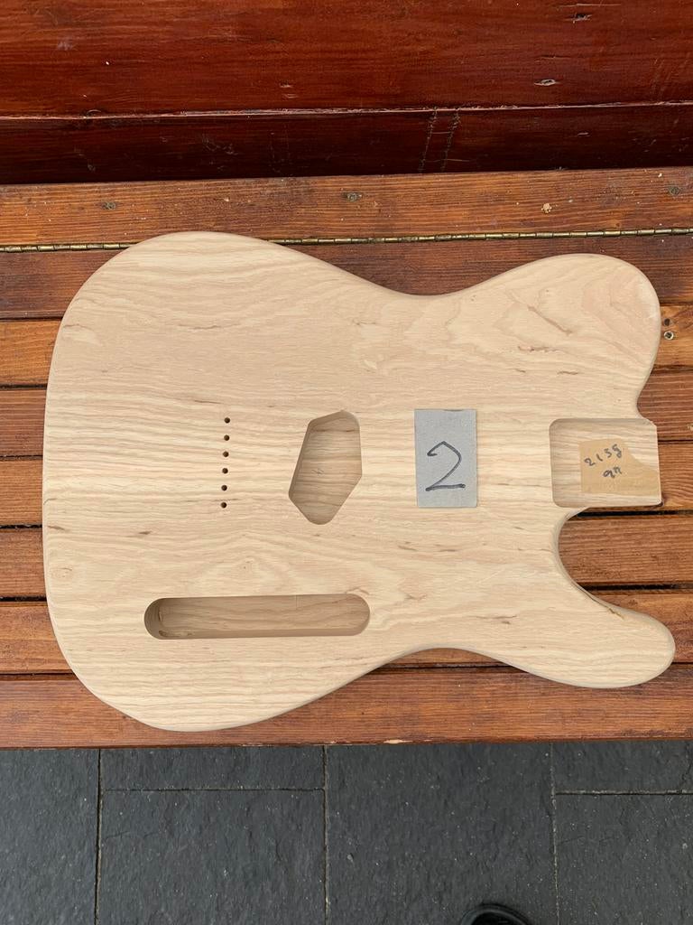 Esquier/Telecaster body” Unfinished “ ash, Muziek en Instrumenten, Verzenden, Geen, Geen, Nieuw