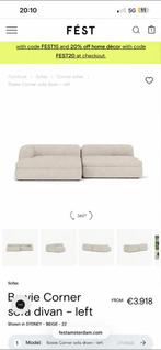 Bank Bowie Fest Amsterdam kleur Sydney, Ophalen, Zo goed als nieuw, Tweepersoons