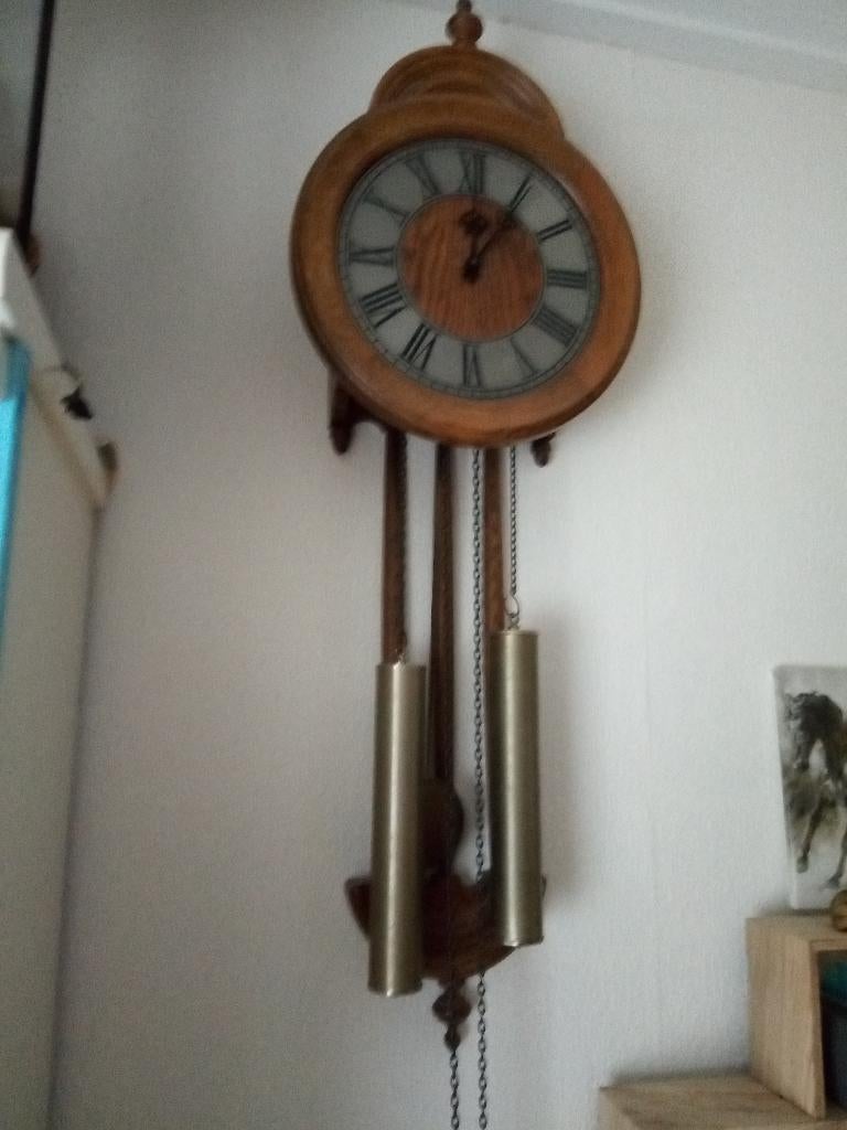 Wand klok van zolder opruiming, Ophalen, Gebruikt, Analoog, Wandklok