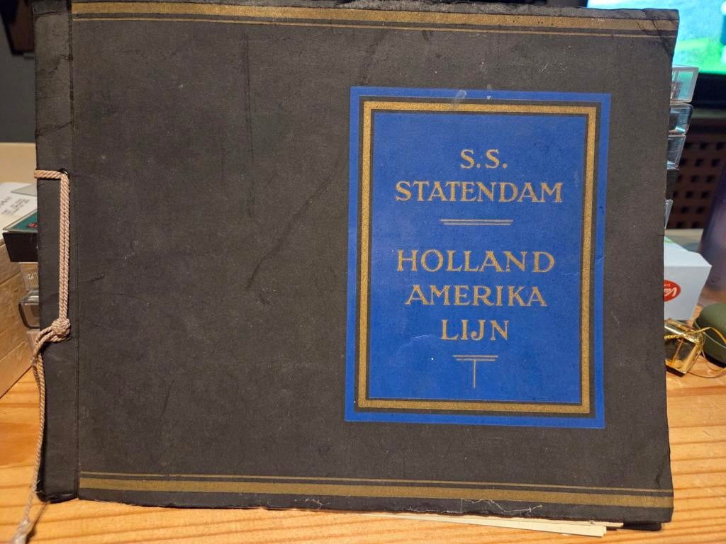 SS Statendam Holland Amerika Lijn Boekje, Ophalen, Gelezen, Algemeen, Onbekend