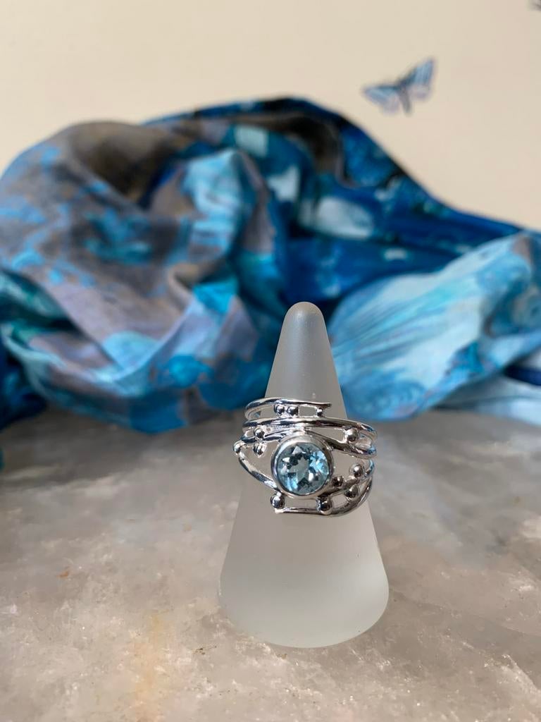 Topaas geluk beschermt welvaart succes uniek magie, Blauw, Nieuw, Ophalen of Verzenden, 17 tot 18