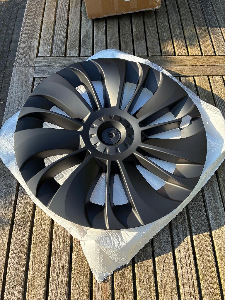 Wieldoppen Zwart Tesla Model Y 19 Inch Performance - Nieuw, Auto diversen, Wieldoppen, Ophalen of Verzenden, Nieuw