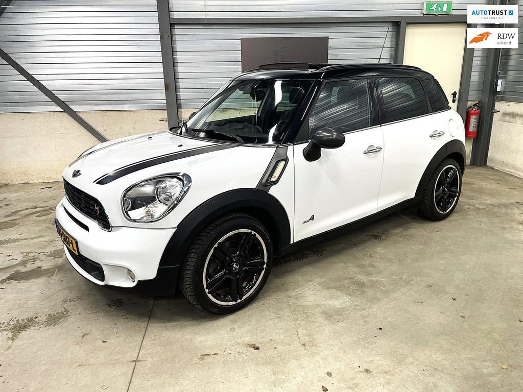 Mini Mini Countryman 1.6 Cooper S ALL4 Chili pano dak 184 pk, Euro 5, 15 km/l, Gebruikt, Wit