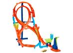 Hotwheels action vertical 8-jump baan, Ophalen of Verzenden, Zo goed als nieuw, Handmatig, Hot Wheels