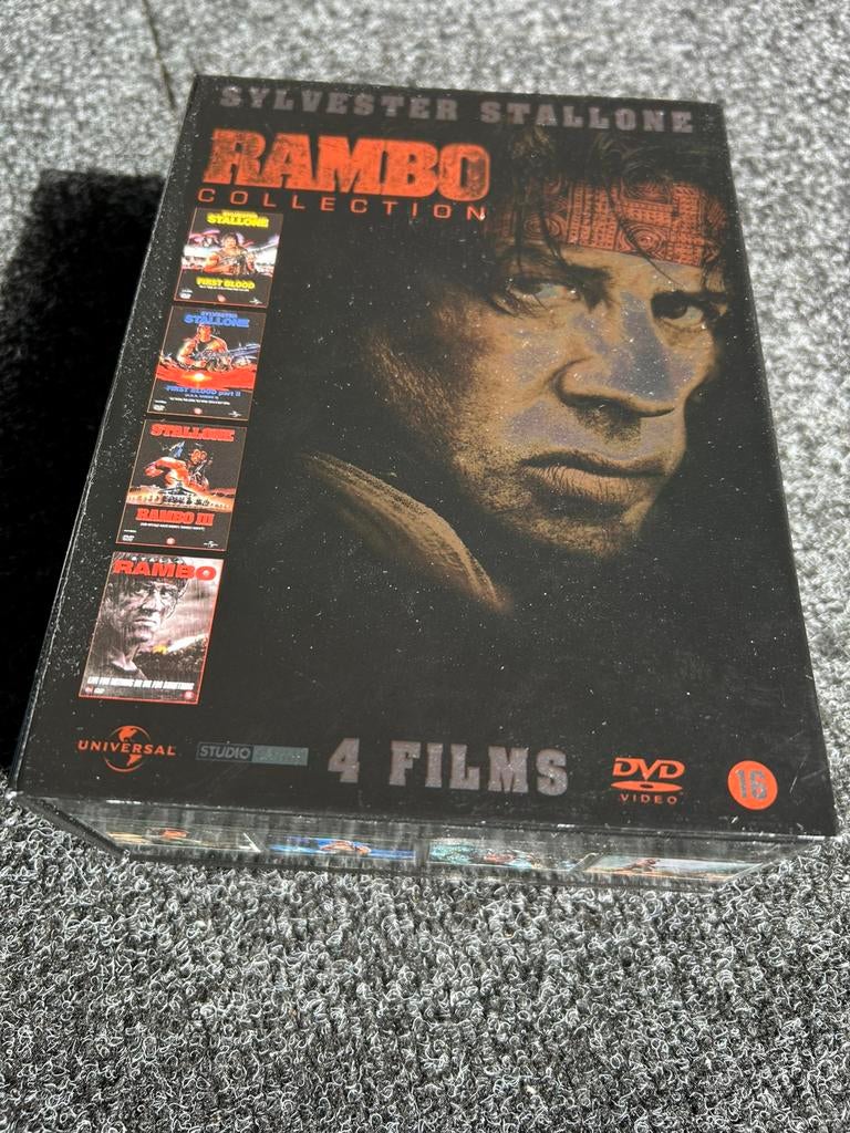 Rambo collection 4 dvd box, Cd's en Dvd's, Vanaf 12 jaar, Ophalen of Verzenden, Gebruikt